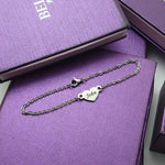 Precious Heart Name Bracelet - Bangles & Bracelets by Belle Fever