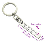 Reminder Tag Keyring - Keyrings by Belle Fever