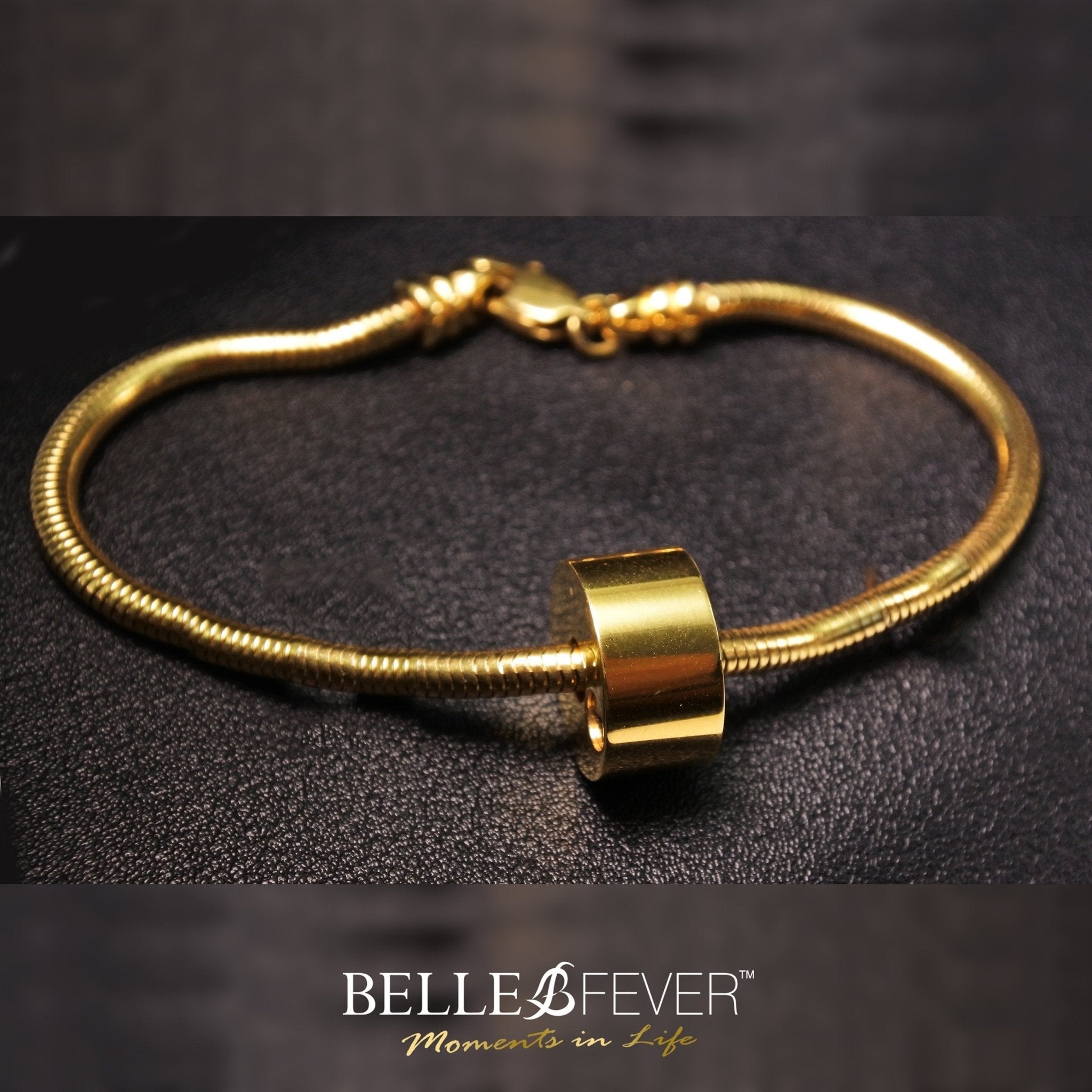 Round - Cremation Charm for Moments Bracelet - Moments Charm Bracelets by Belle Fever