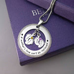 Sparkling Cant Be Replaced Birthstones Necklace - Double Feet - Mothers Jewellery by Belle Fever