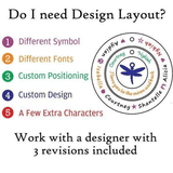 Sparkling Cant Be Replaced Birthstones Necklace - Double Feet - Mothers Jewellery by Belle Fever