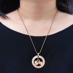 Sparkling Cant Be Replaced Necklace - Double Feet - Mothers Jewellery by Belle Fever