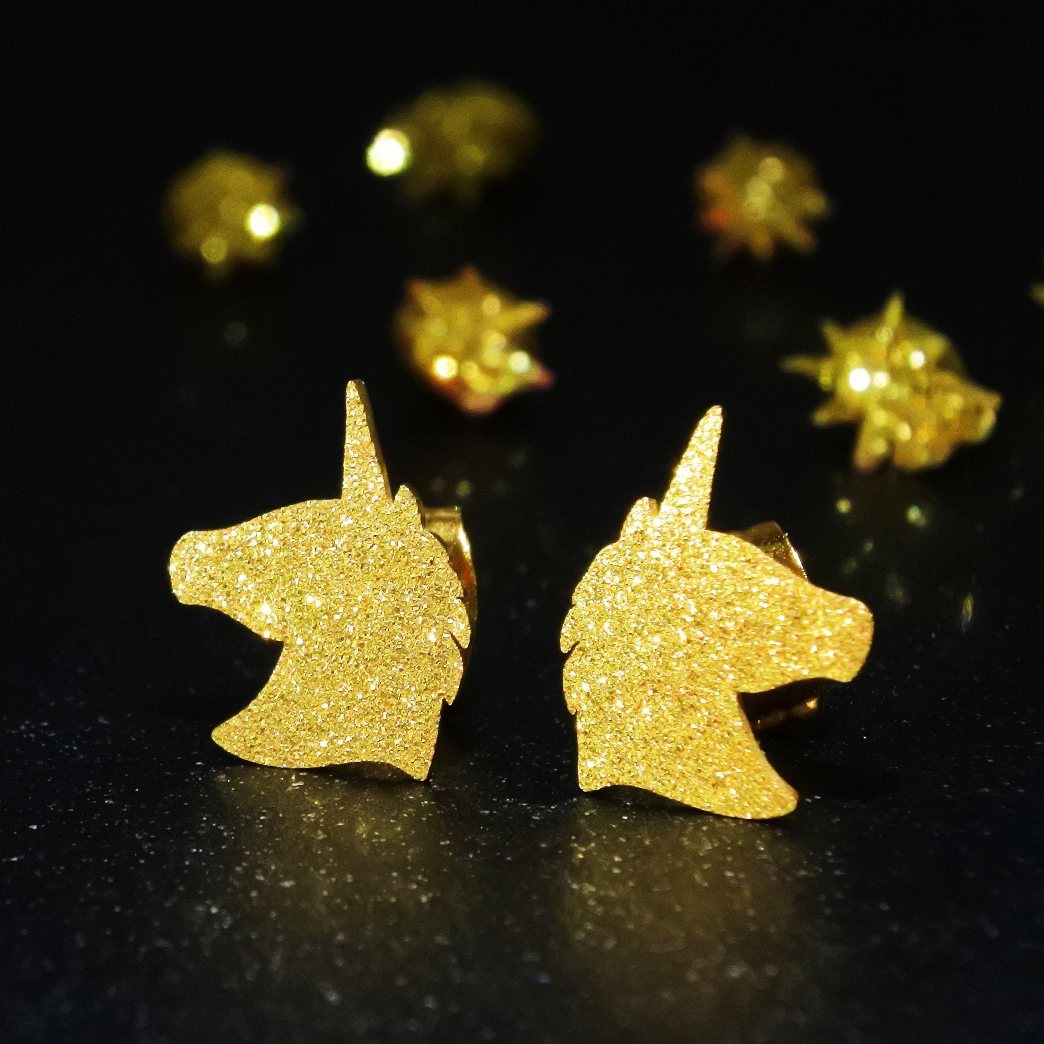 Sparkling Unicorn Earrings - Earrings by Belle Fever