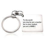 Teacher Hero Keyring - Keyrings by Belle Fever