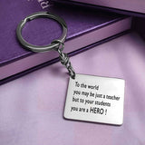 Teacher Hero Keyring - Keyrings by Belle Fever