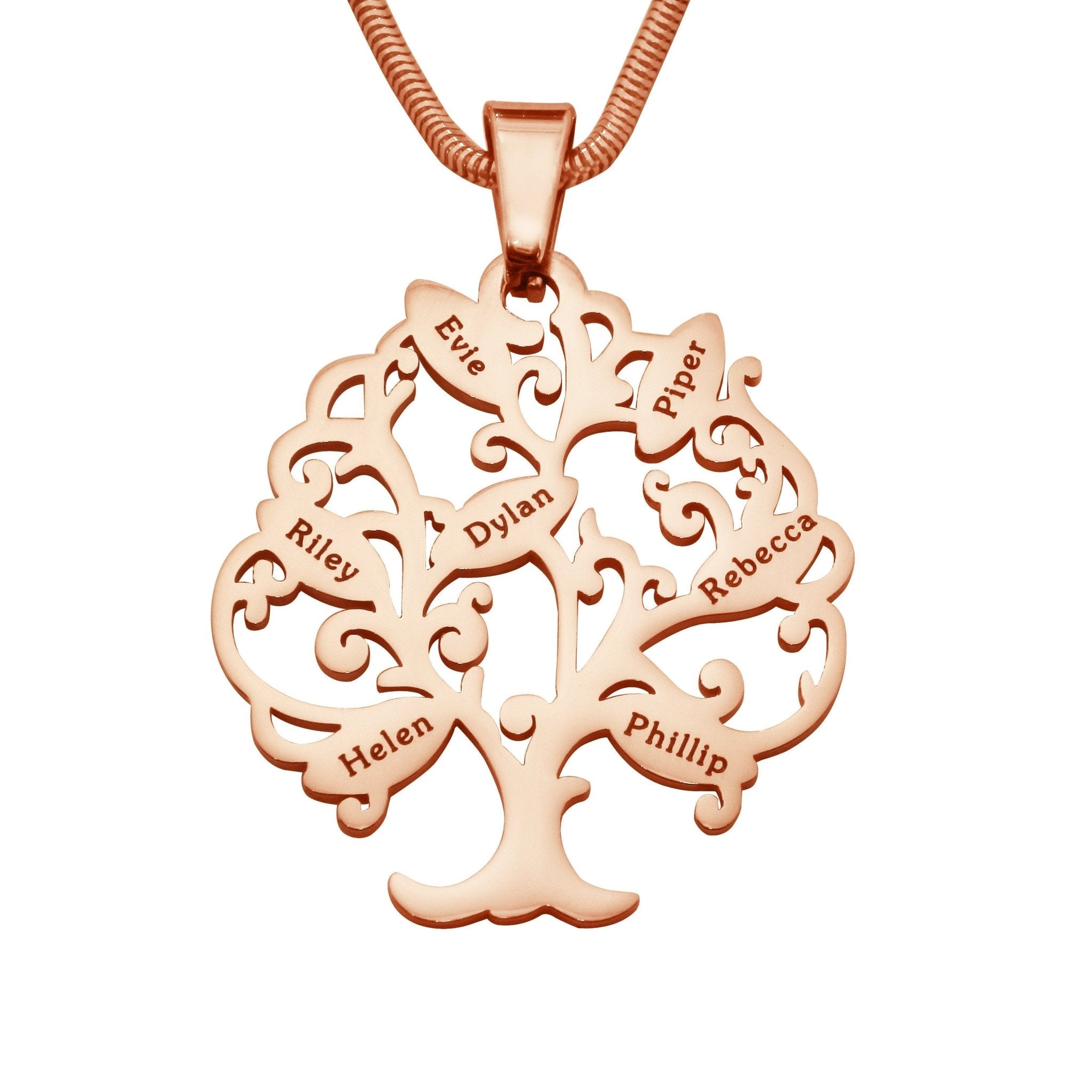 Tree of My Life | Personalised Necklace with names - Family Tree Necklaces by Belle Fever