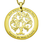 Tree of My Life Washer | Personalised Necklace - Family Tree Necklaces by Belle Fever