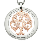 Tree of My Life Washer | Personalised Necklace - Family Tree Necklaces by Belle Fever