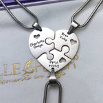 Triple Heart Puzzle - Puzzle Jewellery by Belle Fever