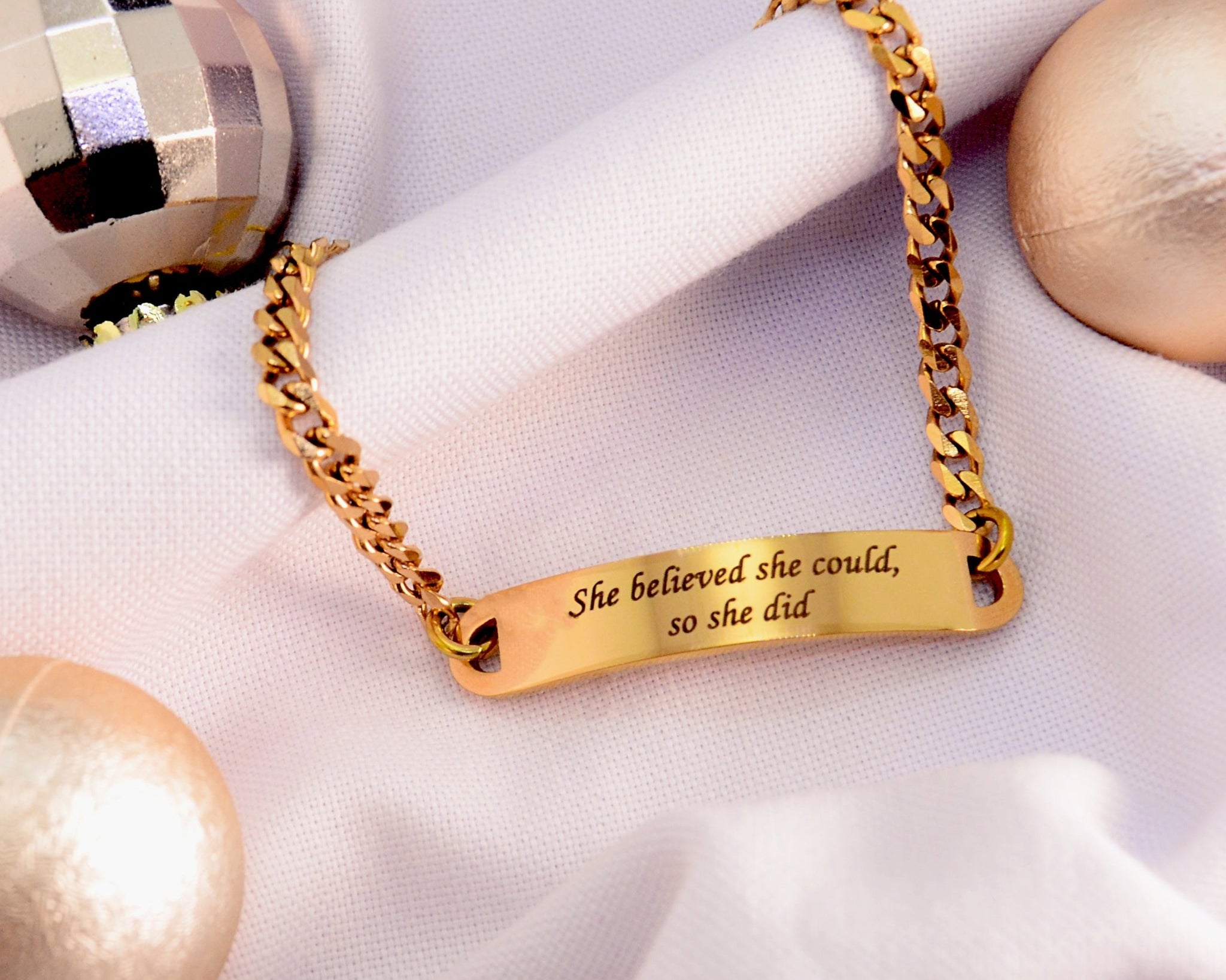💪 Be unapologetically you with a personalised bracelet - BELLE FEVER