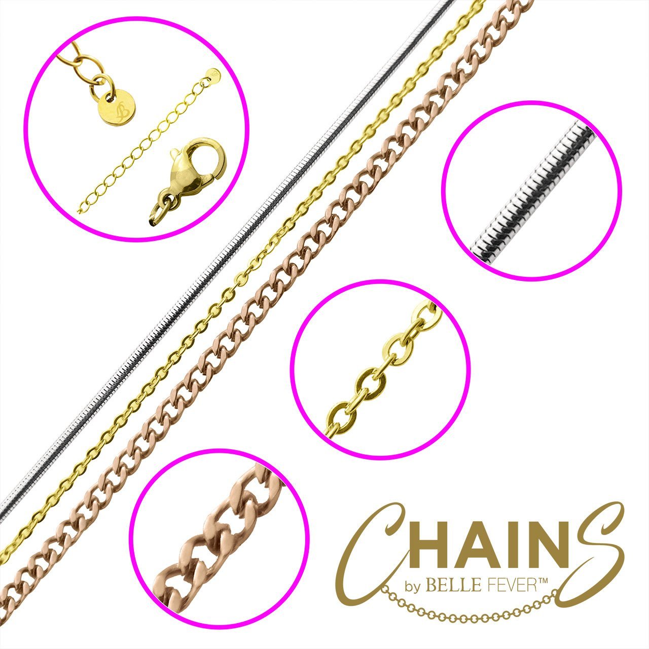 Personalised Chains Australia | Custom Chain Jewellery - Belle Fever ...