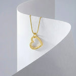 Always In My Heart Necklace by Belle Fever — delicate gold heart pendant on fine chain, representing love that lasts forever and keeps loved ones close.