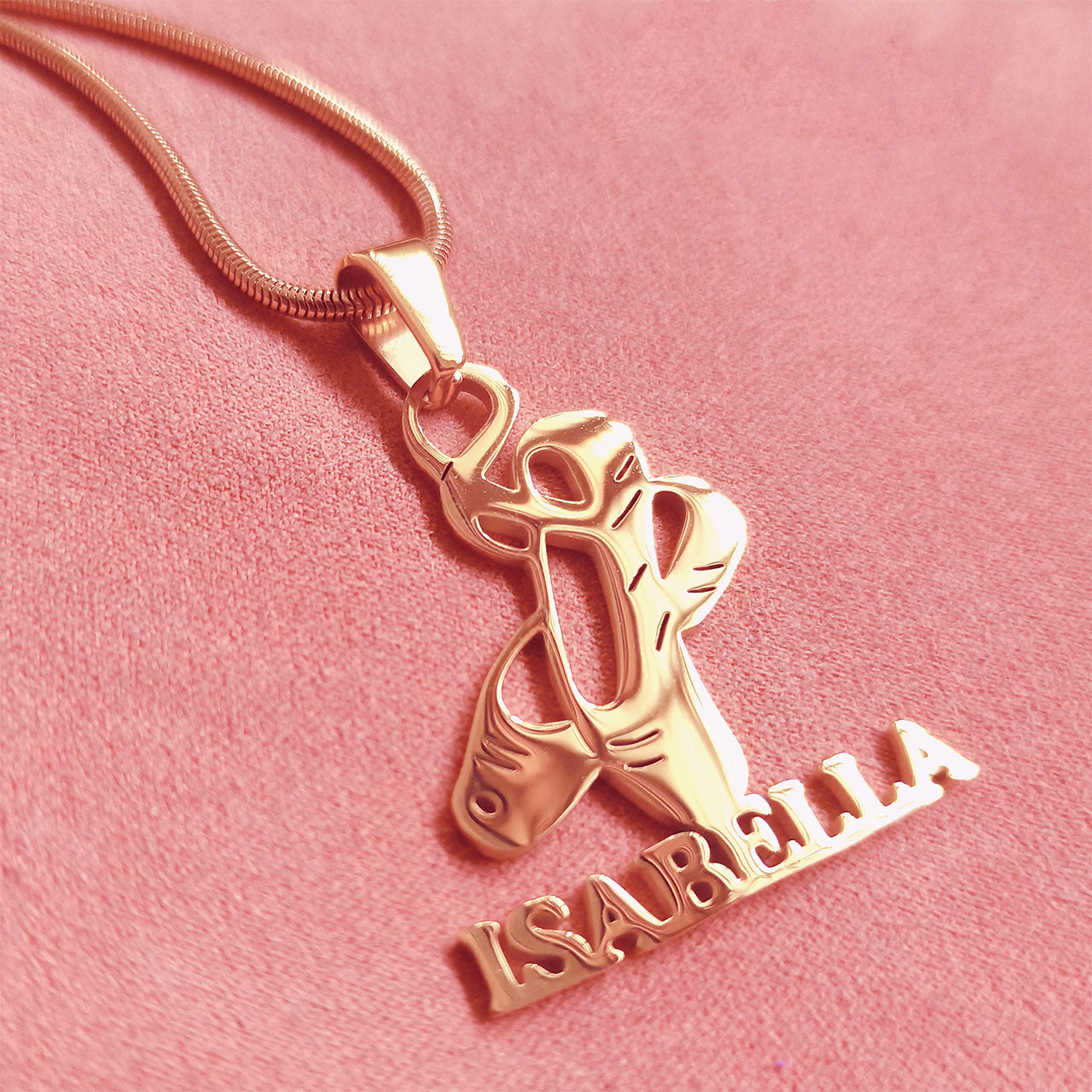 Ballet Name Necklace