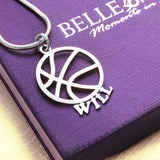 Basketball Name Necklace