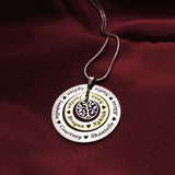 Circles of Loved Ones Tree Personalised Necklace