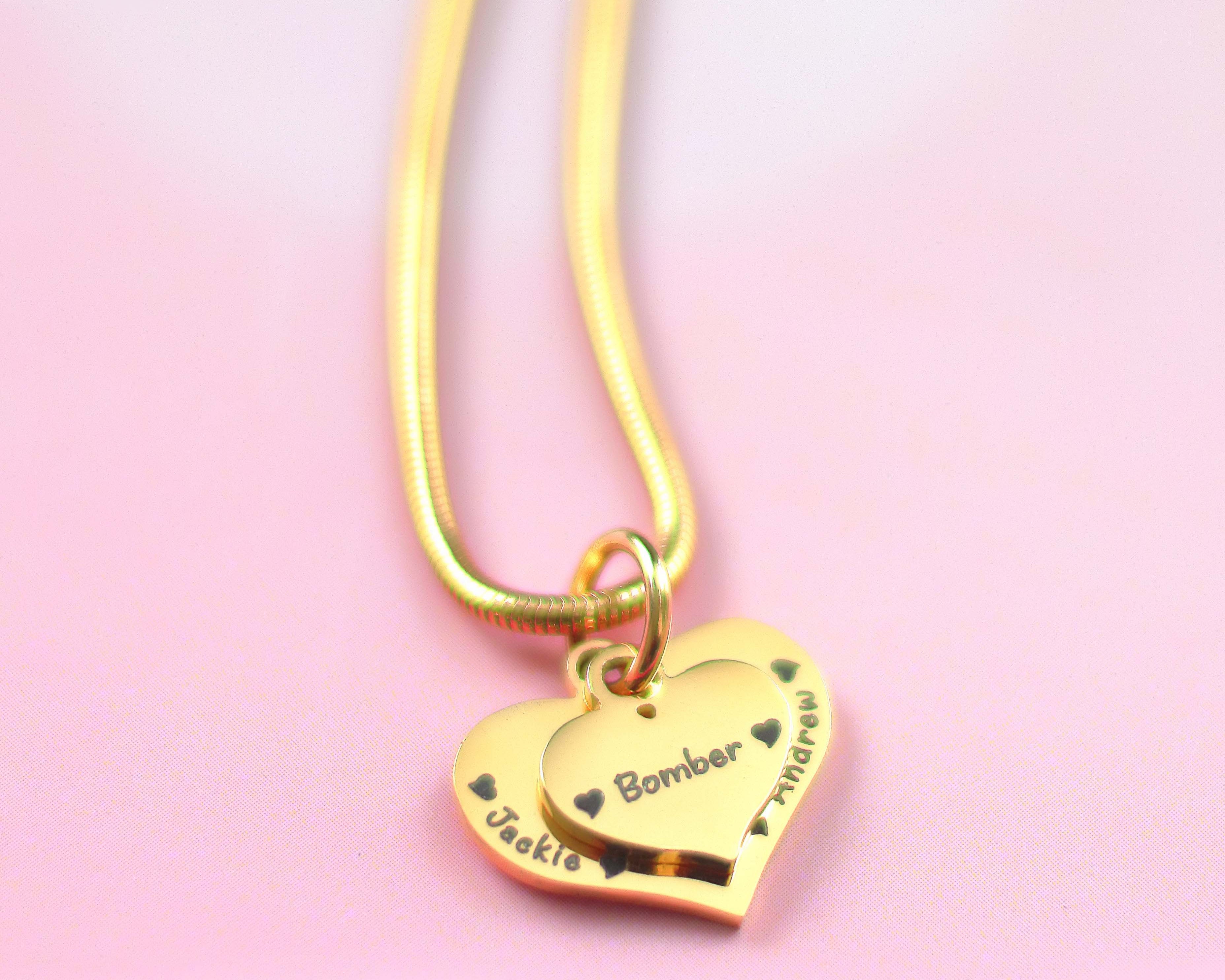 Double Heart Necklace