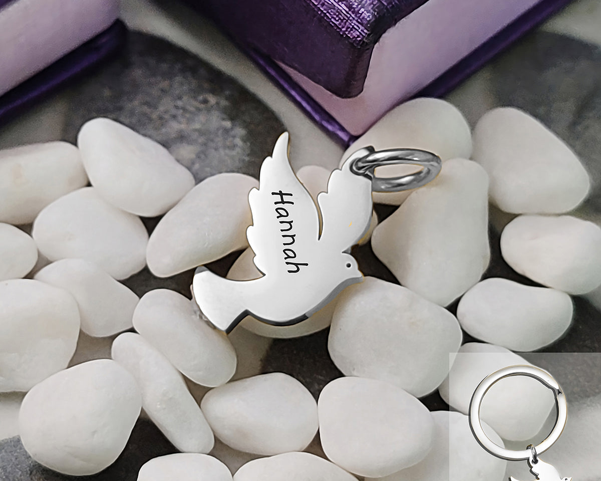 Dove Charm for Keyring