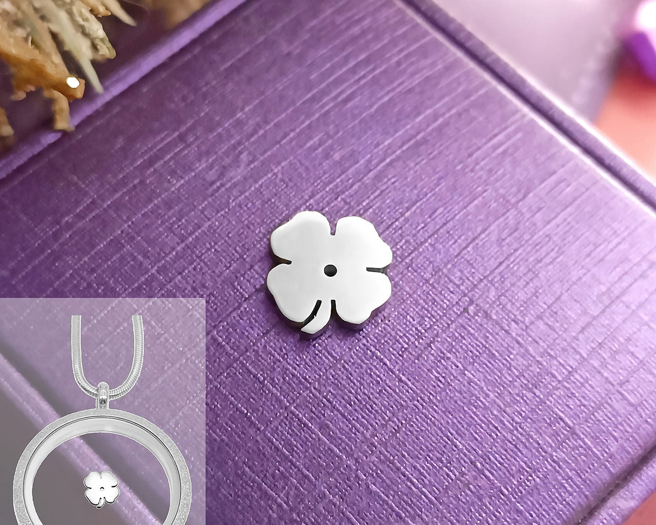 Four Leaf Clover Charm For Dream Locket