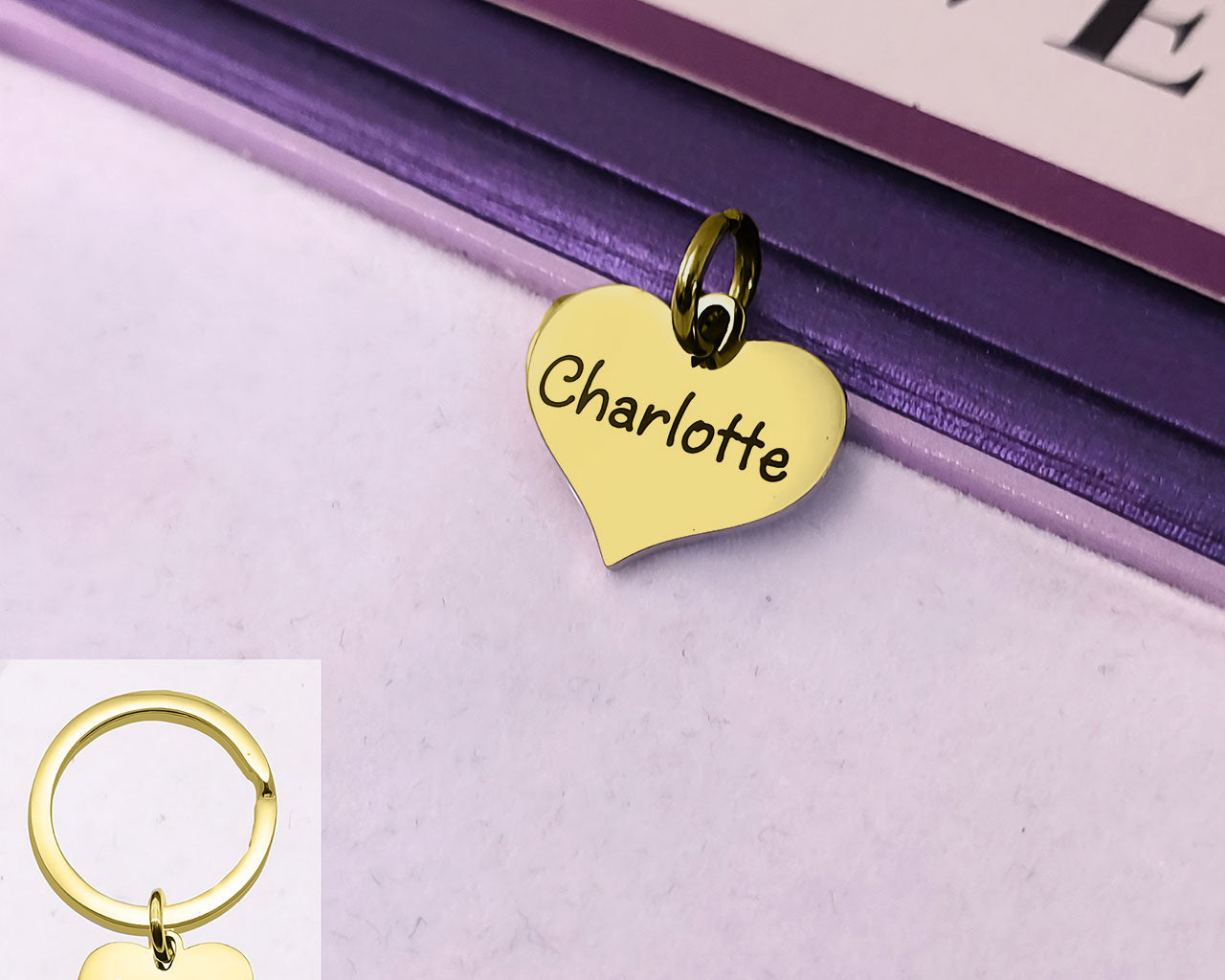 Heart Charm for Keyring