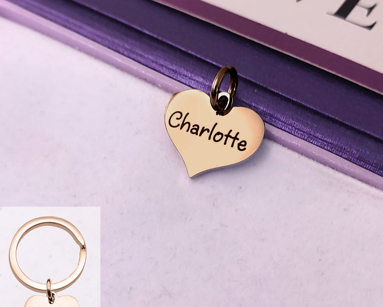 Heart Charm for Keyring