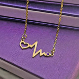 Heartbeat Necklace (Custom Design Available)