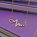 Heartbeat Necklace (Custom Design Available)