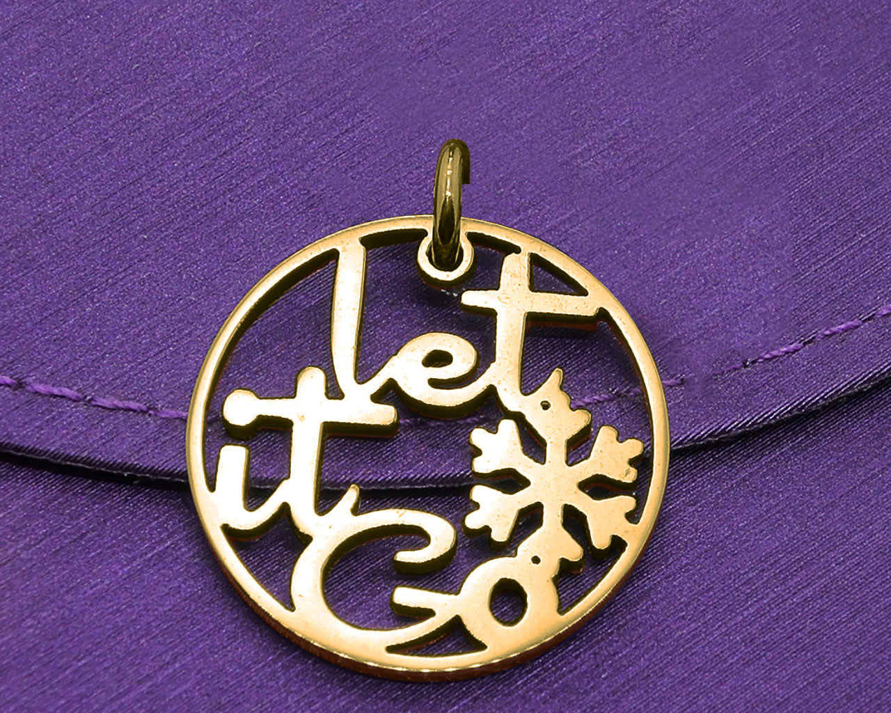 Let It Go Charm for Keyring