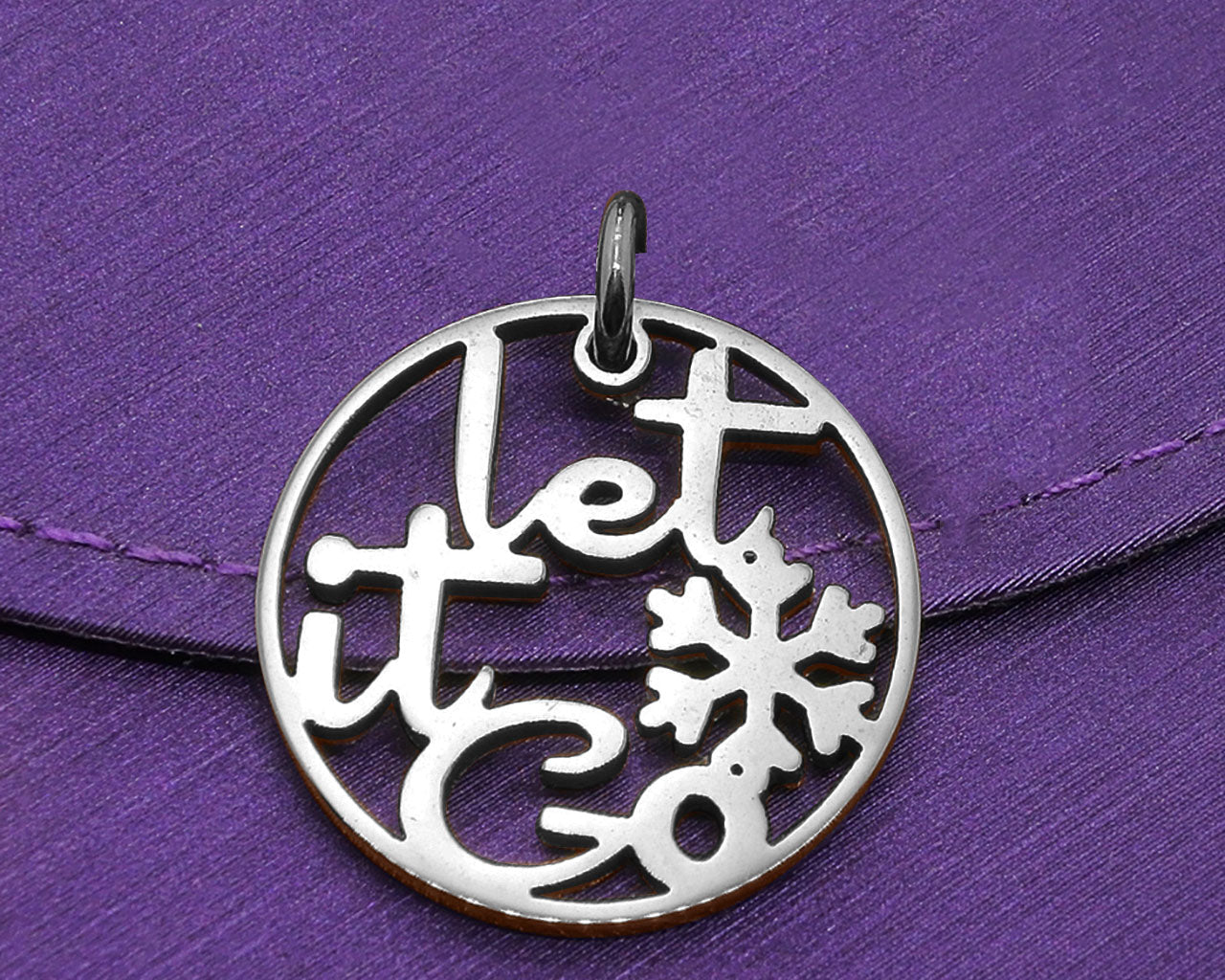 Let It Go Charm for Keyring