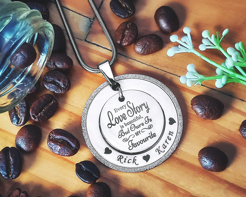 Sparkling Love Story Necklace