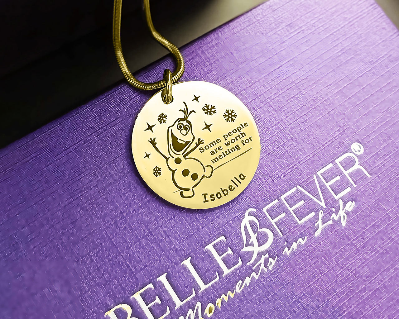 Melting Snowman Necklace