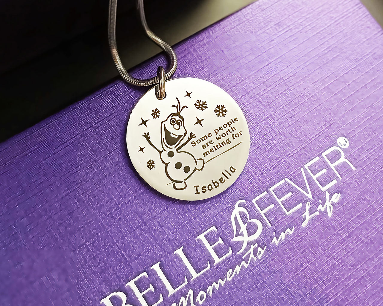 Melting Snowman Necklace