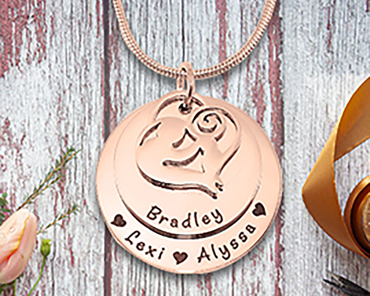 Mother's Disc Necklace