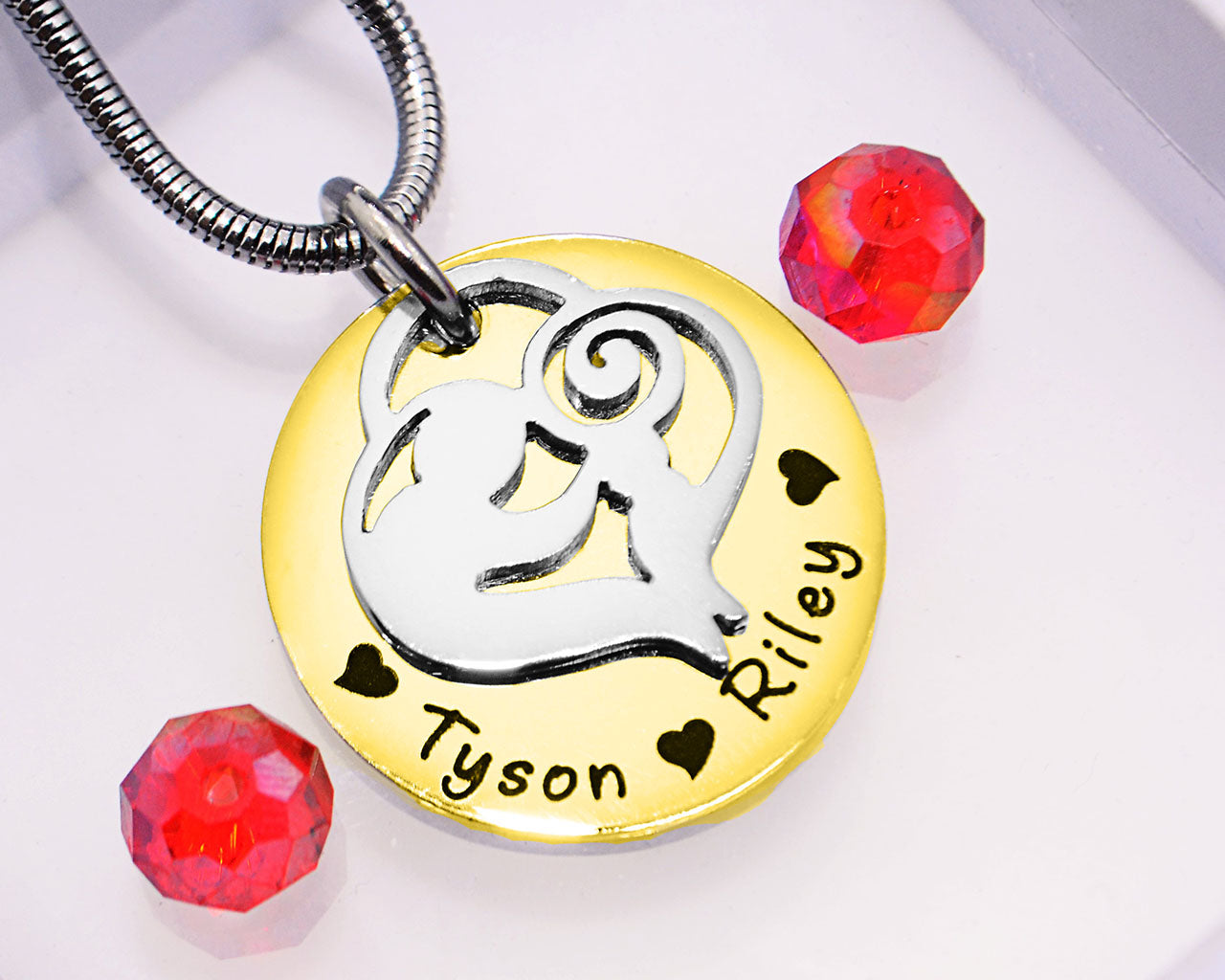 Mother's Disc Necklace