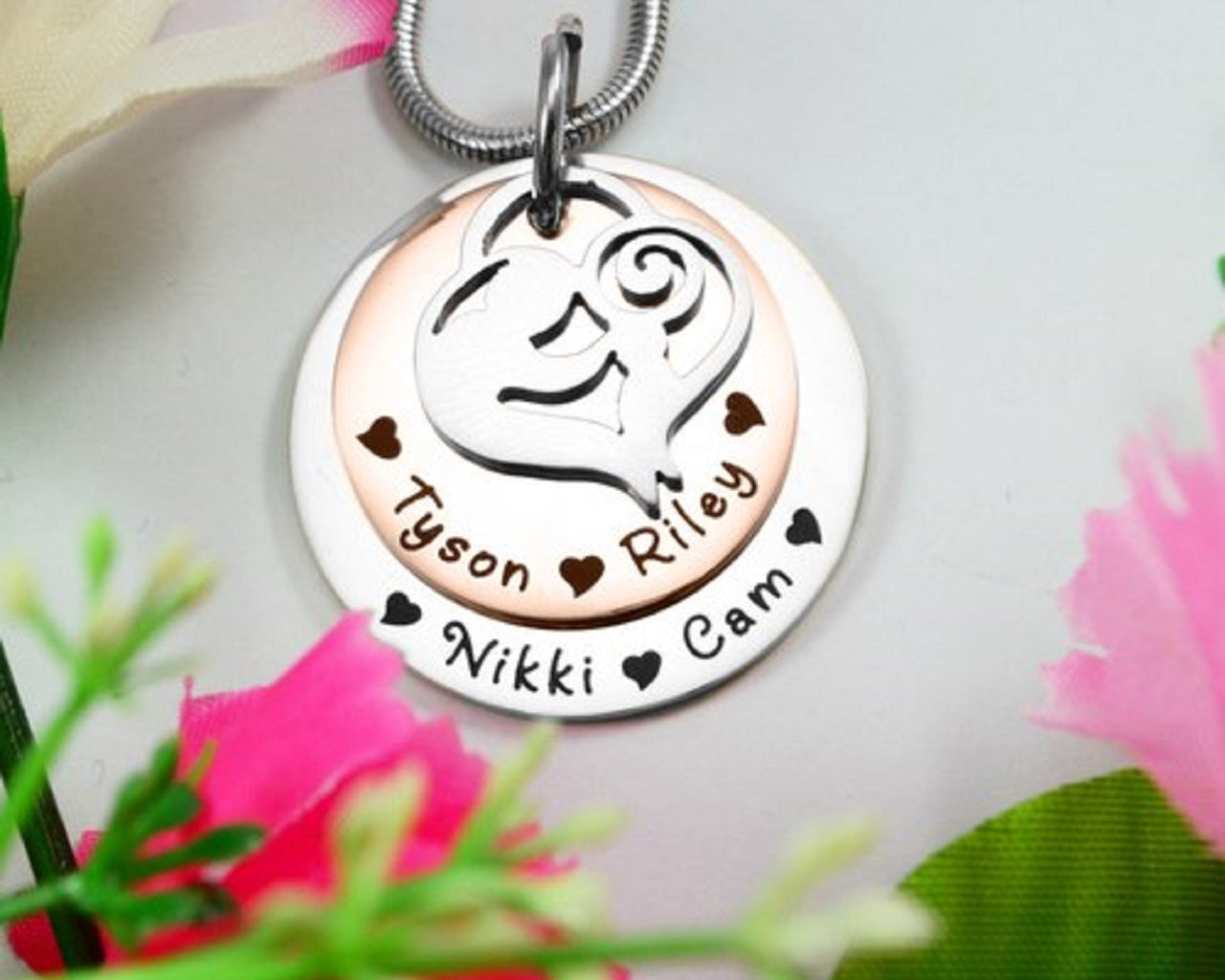 Mother's Disc Necklace