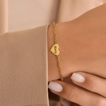 Precious Heart Name Bracelet - Bangles & Bracelets by Belle Fever Jewellery