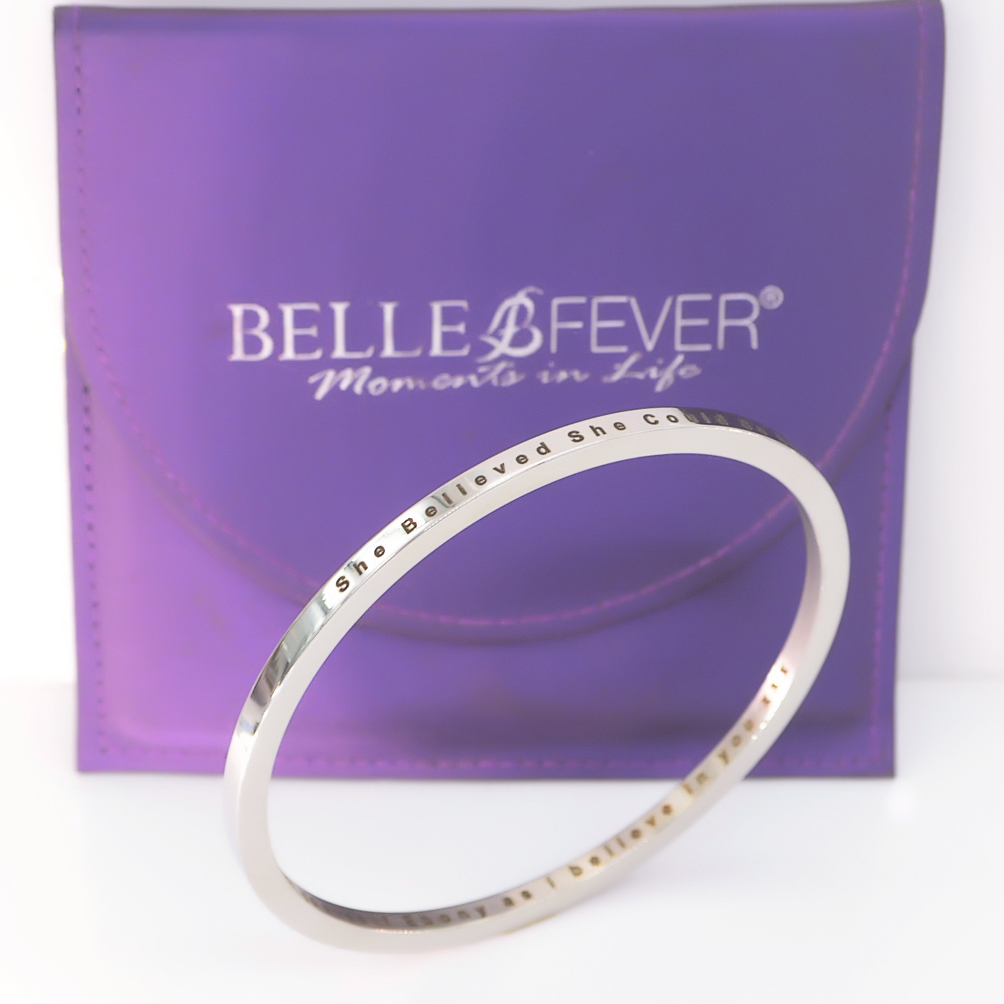 BUY ONE GET ONE She Believed She Could Personalised Bangle