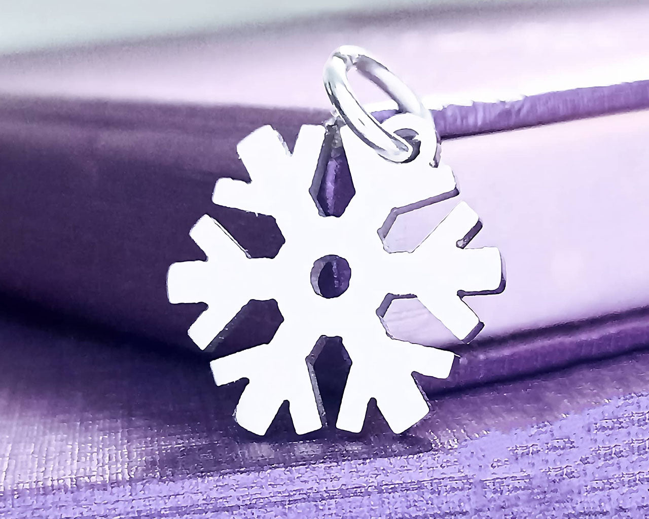Snowflake Charm for Keyring