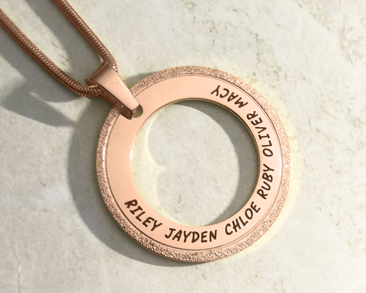Sparkling Circle of Trust Necklace