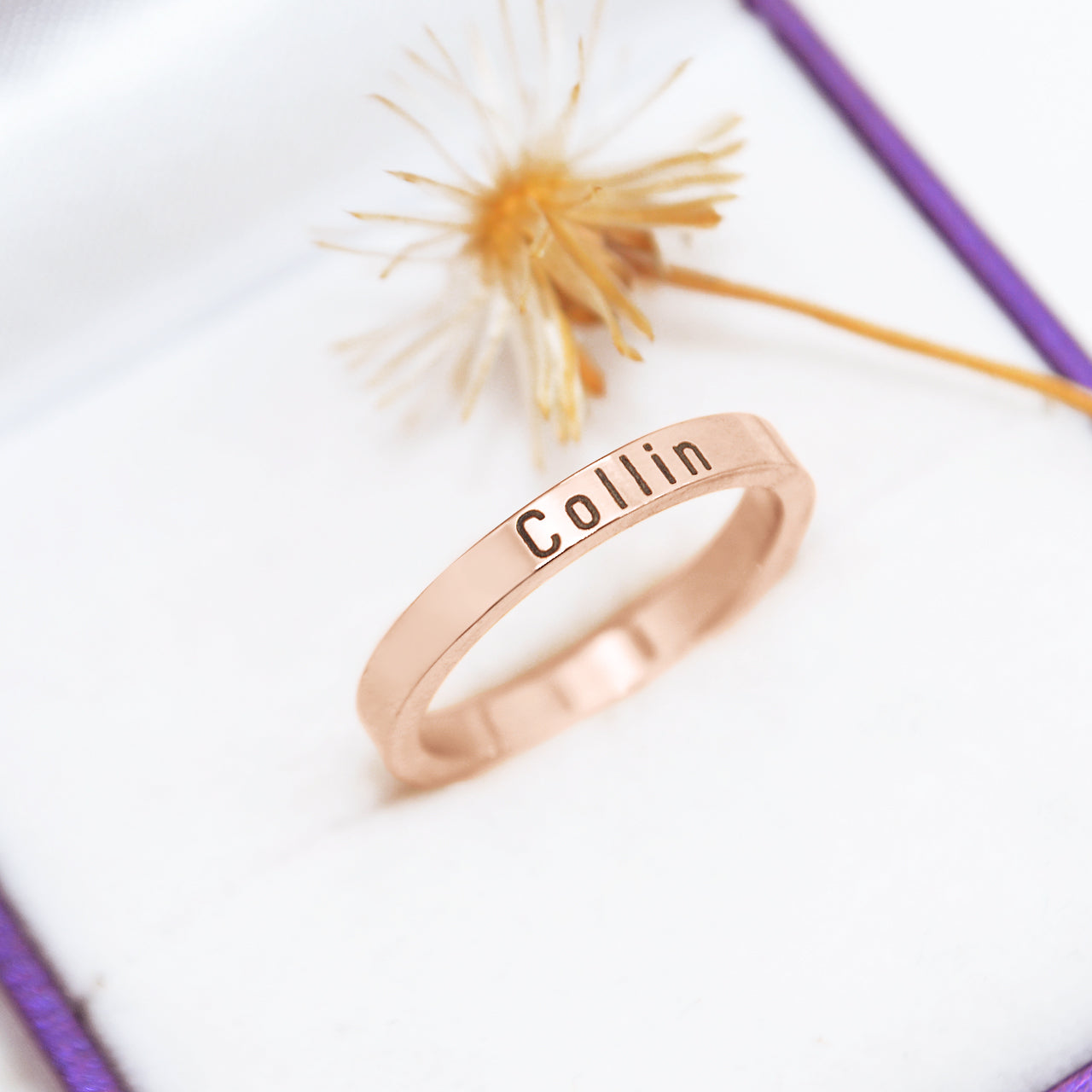 Stackable Personalised Classic Ring