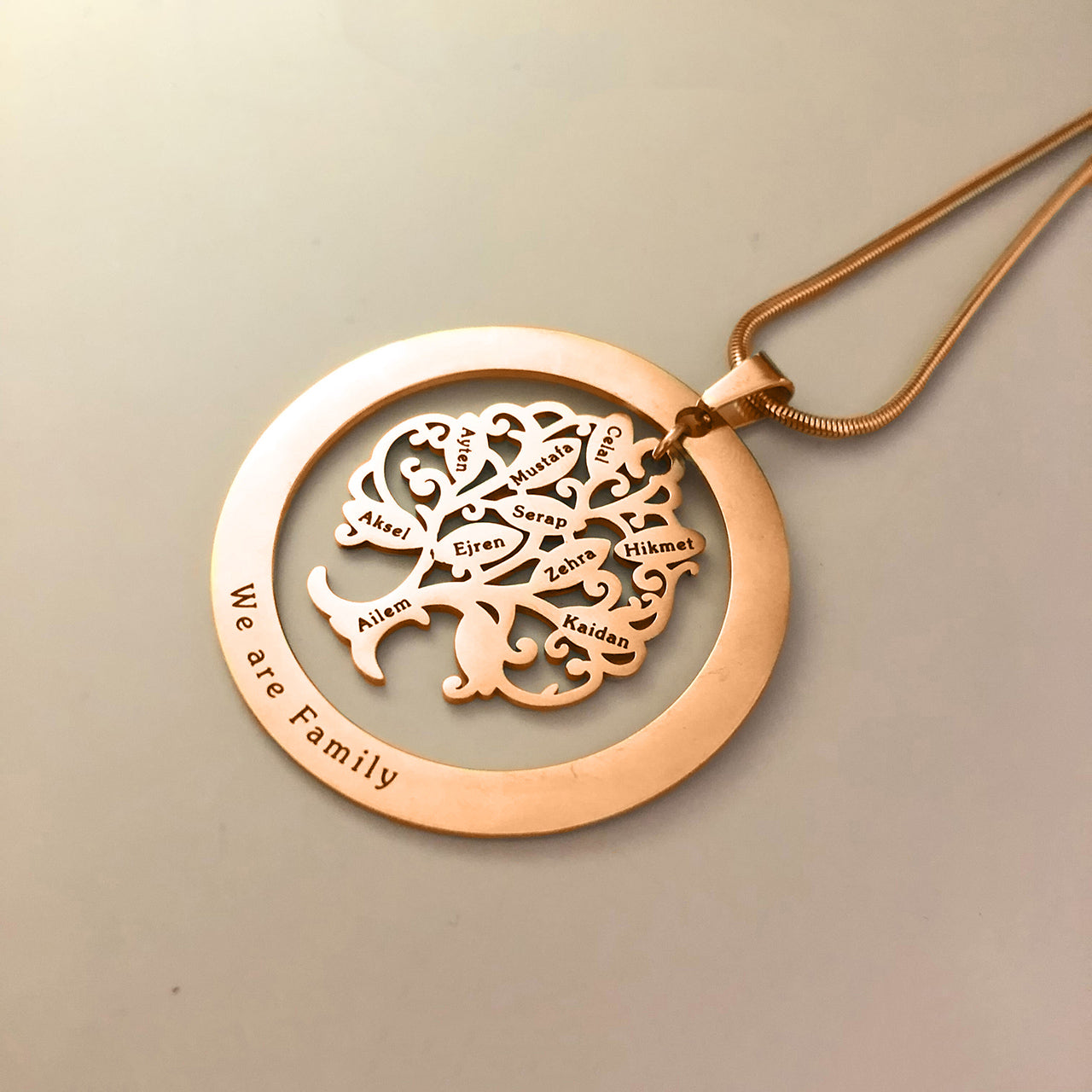 Tree of My Life Necklace with Washer