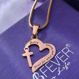 Trust in Him Necklace