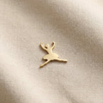 Gold ballet dancer charm for Dream Locket bracelet inspired by dance, passion, and graceful movement