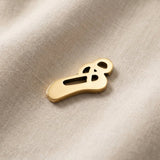 Gold ballet shoes charm for Dream Locket bracelet representing dance passion, dedication, and elegance
