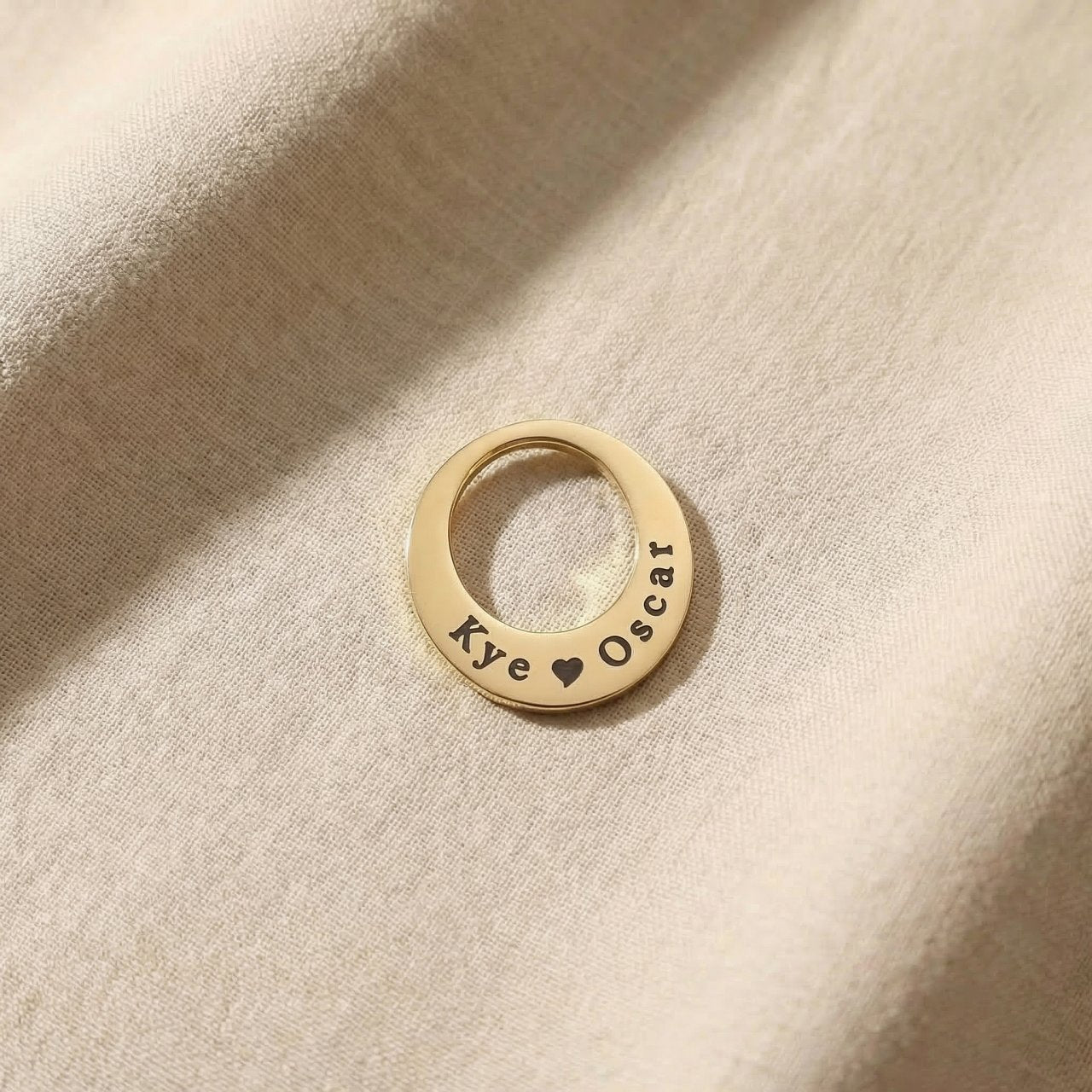 Gold crescent moon charm for Dream Locket bracelet symbolizing dreams, guidance, and emotional connection