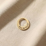 Gold crescent moon charm for Dream Locket bracelet symbolizing dreams, guidance, and emotional connection
