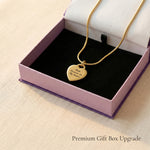 Forever In My Heart Necklace presented in premium gift box, personalised jewellery gift idea