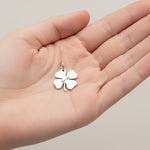 Belle Fever Personalized Four Leaf Clover Keychain Charm symbolizes love, faith, hope, and luck — a thoughtful personalized gift for her.