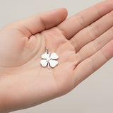 Belle Fever Personalized Four Leaf Clover Keychain Charm symbolizes love, faith, hope, and luck — a thoughtful personalized gift for her.