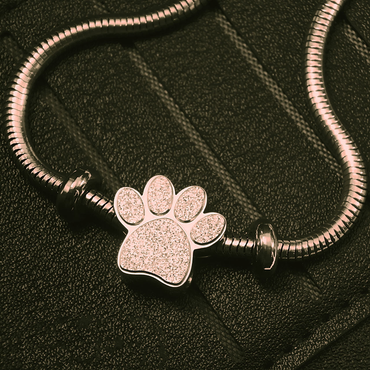 Sparkling Paw Charm for Moments Bracelet