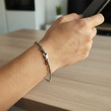 Belle Fever  Moments charm bracelet worn on wrist, elegant customizable bracelet for meaningful everyday style.